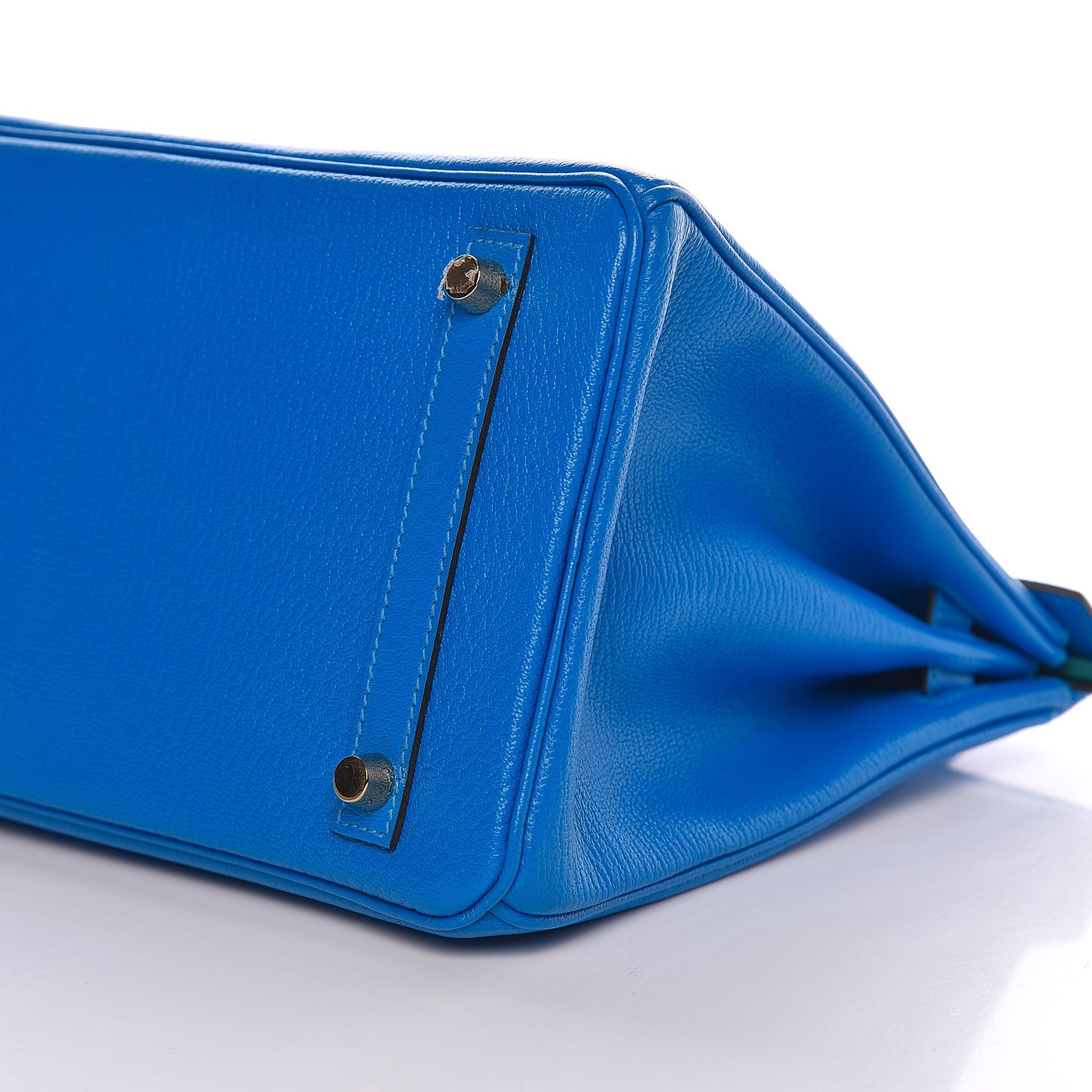 Chevre Mysore Horseshoe Birkin 30 Bleu Hydra Bleu Paon
