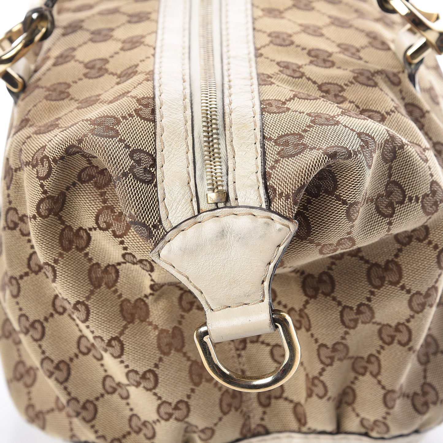 Monogram Horsebit Nail Medium Boston White