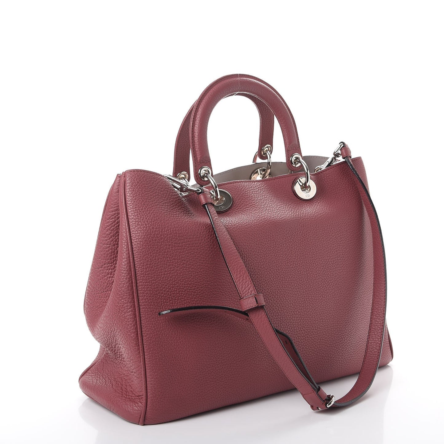 Bullcalf Large Diorissimo Tote Dark Pink