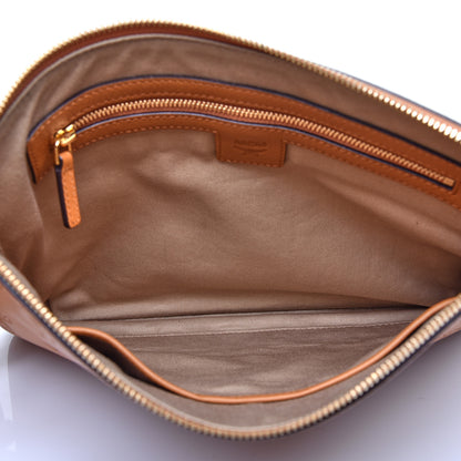 MCM Calfskin Ottomar Crossbody Pouch Cognac 5 of 10