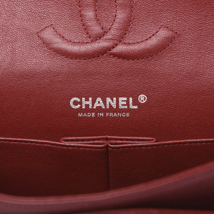 Chanel Caviar Quilted Medium Double Flap Dark Red 5 of 16
