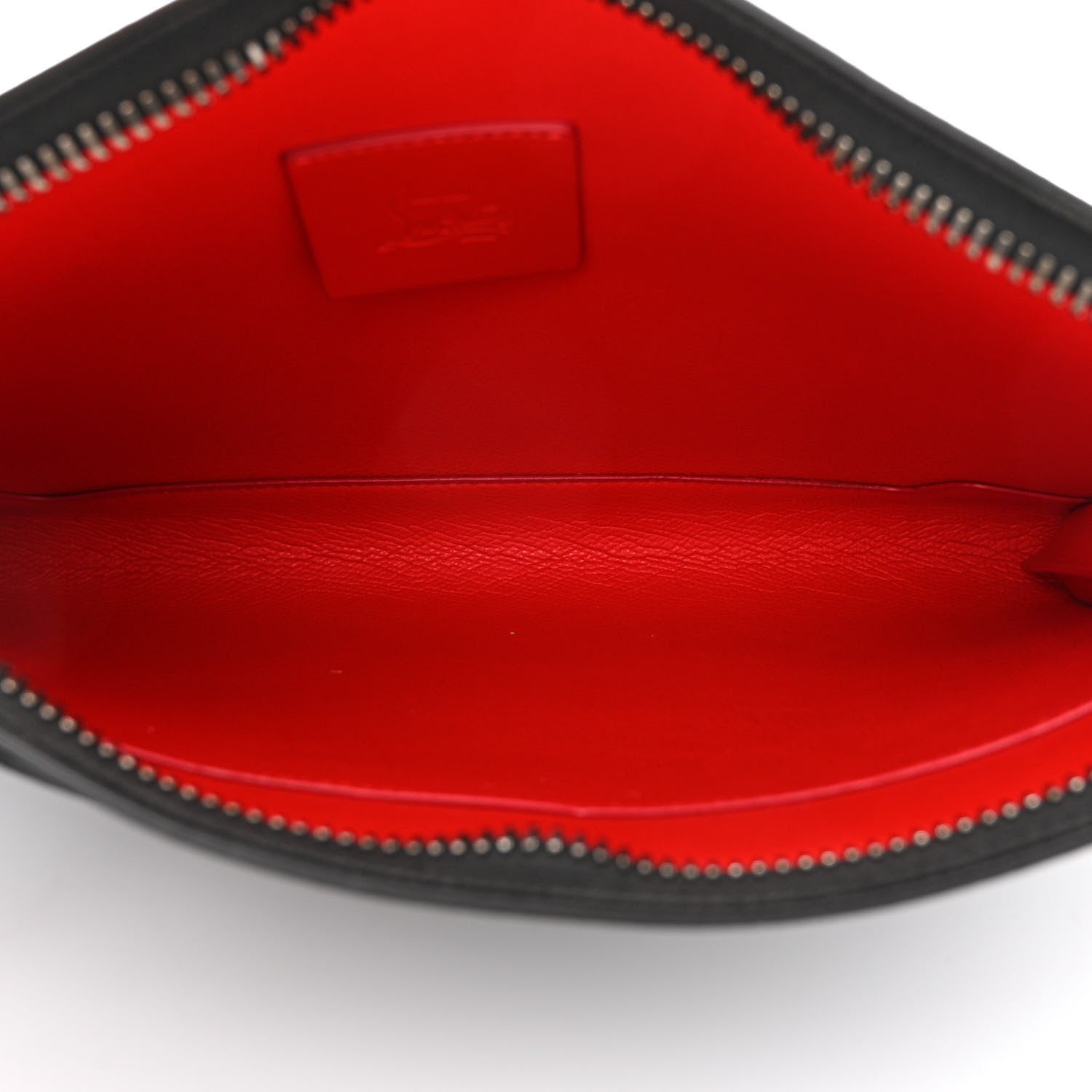 Christian Louboutin Calfskin Skypouch Crossbody Clutch Black 5 of 12