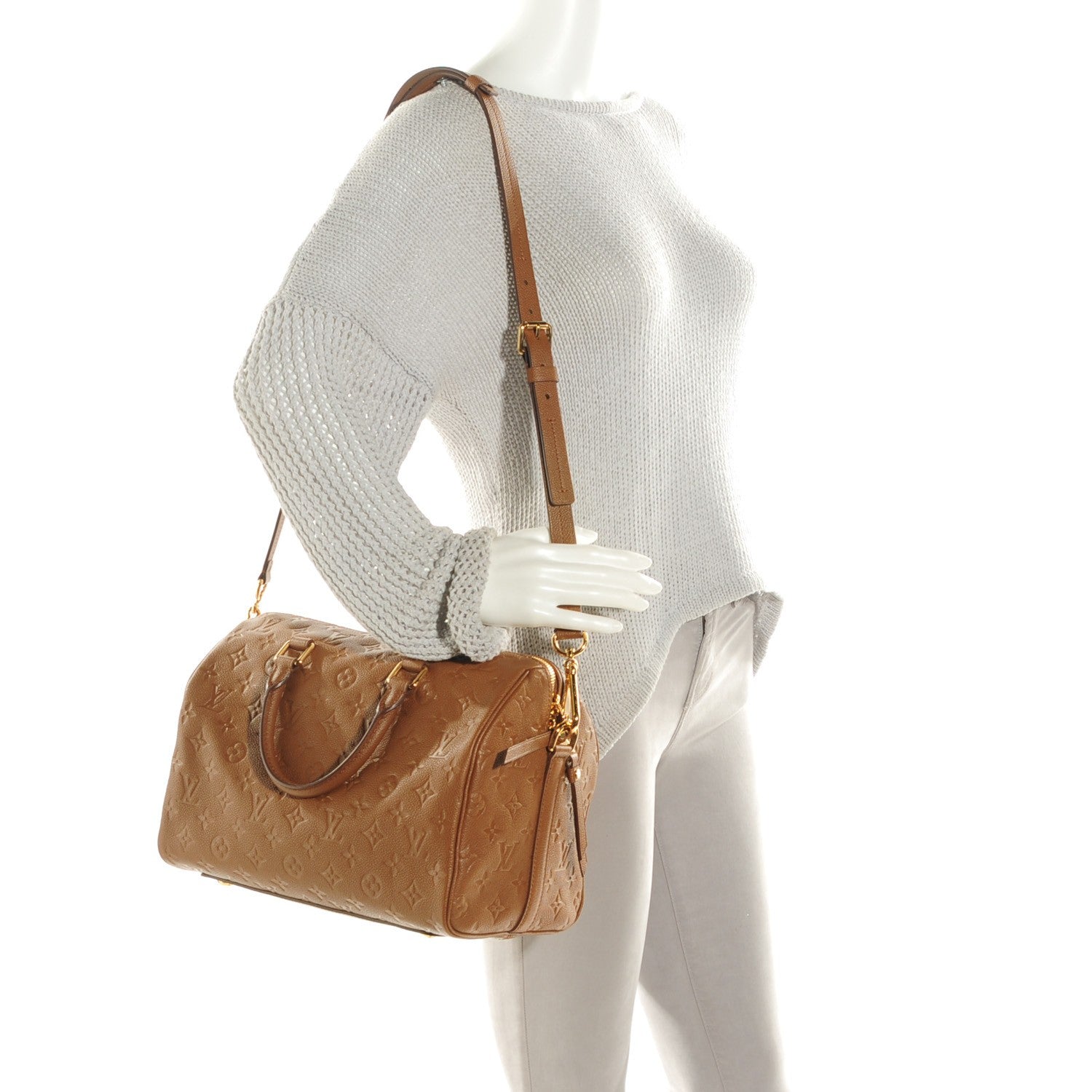 Louis Vuitton Empreinte Speedy Bandouliere 30 Havane 2 of 7