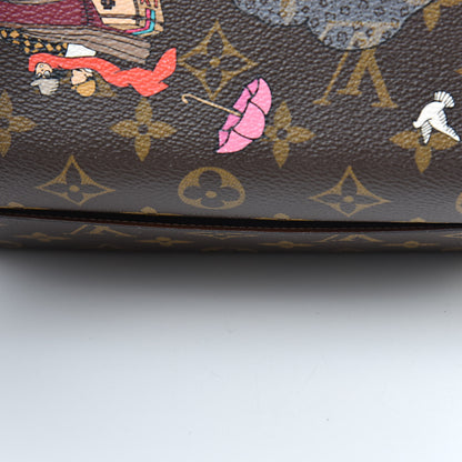 Louis Vuitton Monogram 2015 Christmas Animation Sarah Wallet Hibiscus 9 of 12