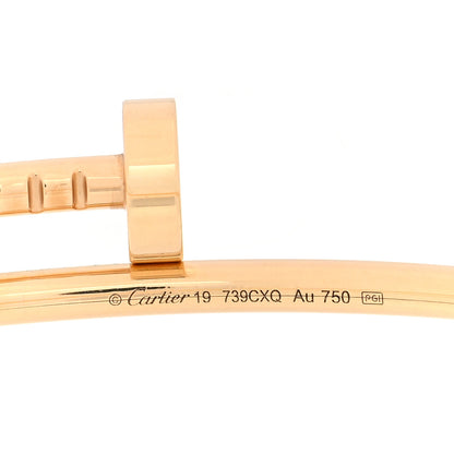 Cartier 18K Yellow Gold Small Juste Un Clou Bracelet 19 3 of 5