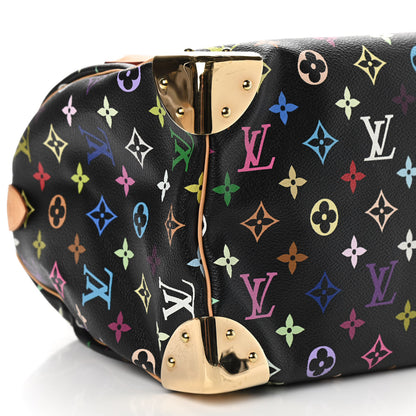 Louis Vuitton Monogram Multicolor Speedy 30 Black 7 of 9
