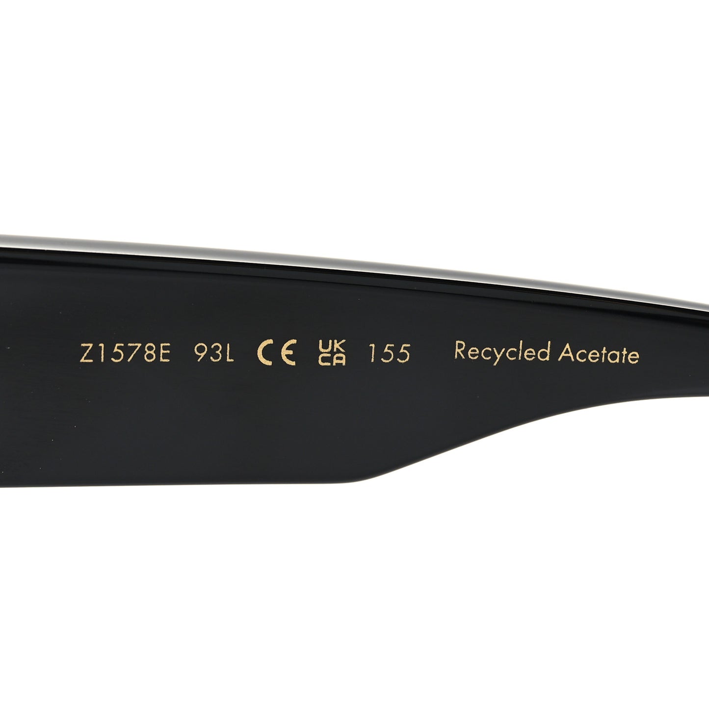 Acetate Cyclone Sunglasses Z1578E Black