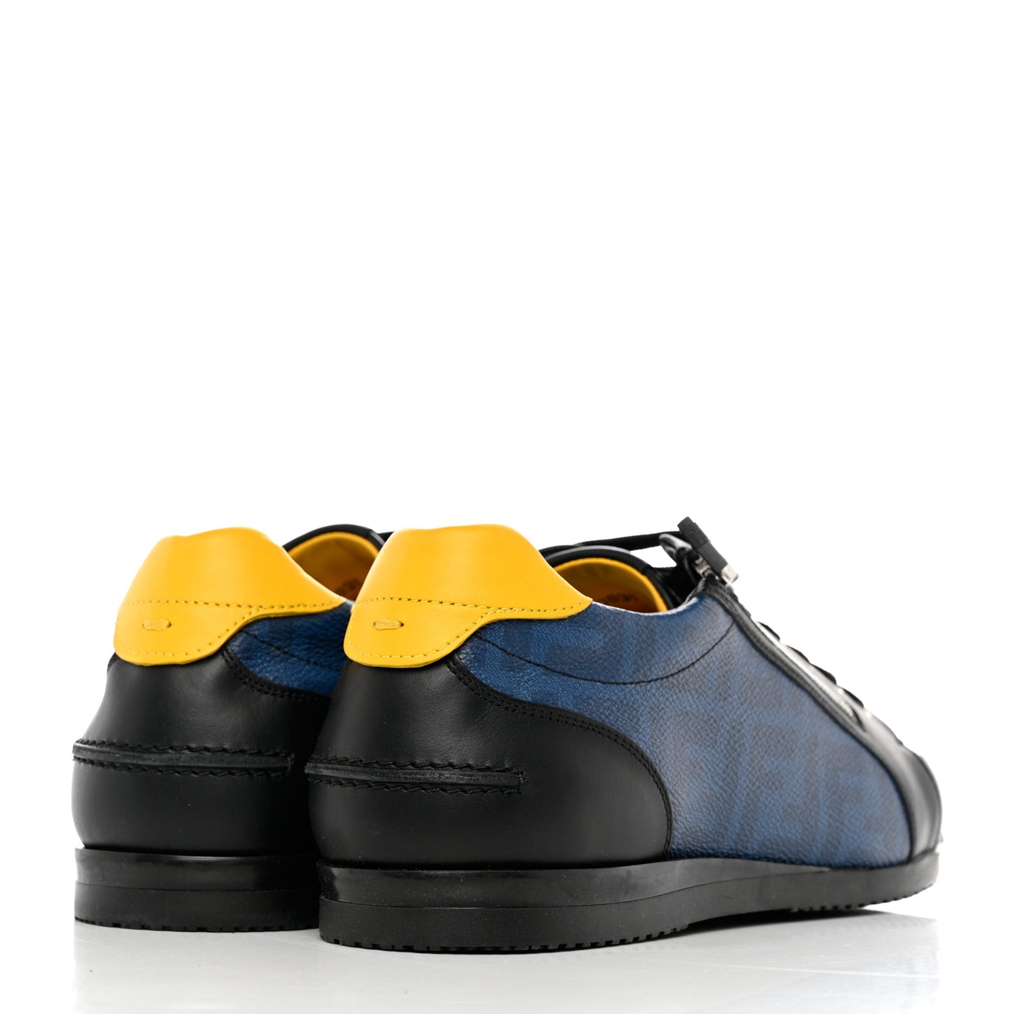 Vitello FF Fabric Mens Low Top Sneakers 9 Cobalt Black