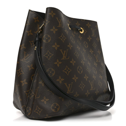 Louis Vuitton Monogram Neonoe MM Black 4 of 16