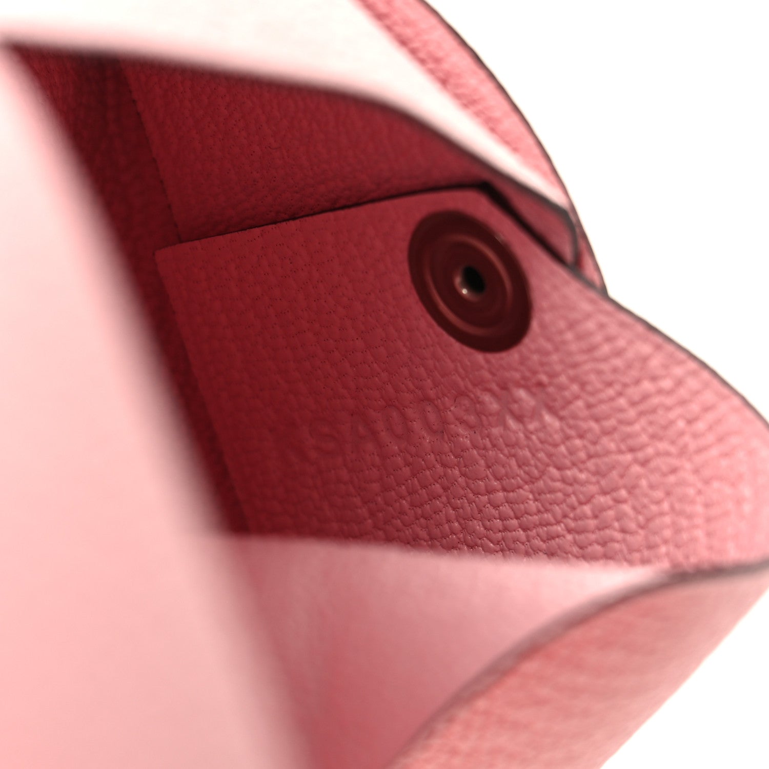 Hermes Chevre Mysore Calvi Card Case Rose Darling 7 of 8