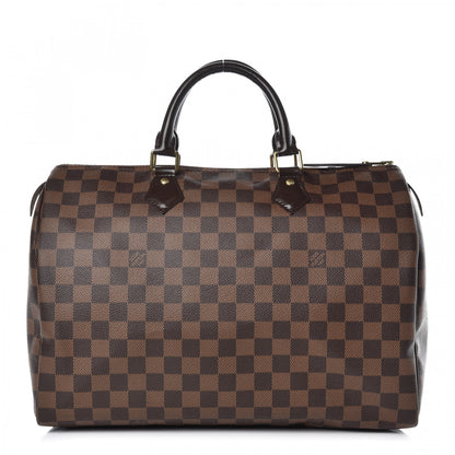 Louis Vuitton Damier Ebene Speedy 35 1 of 15