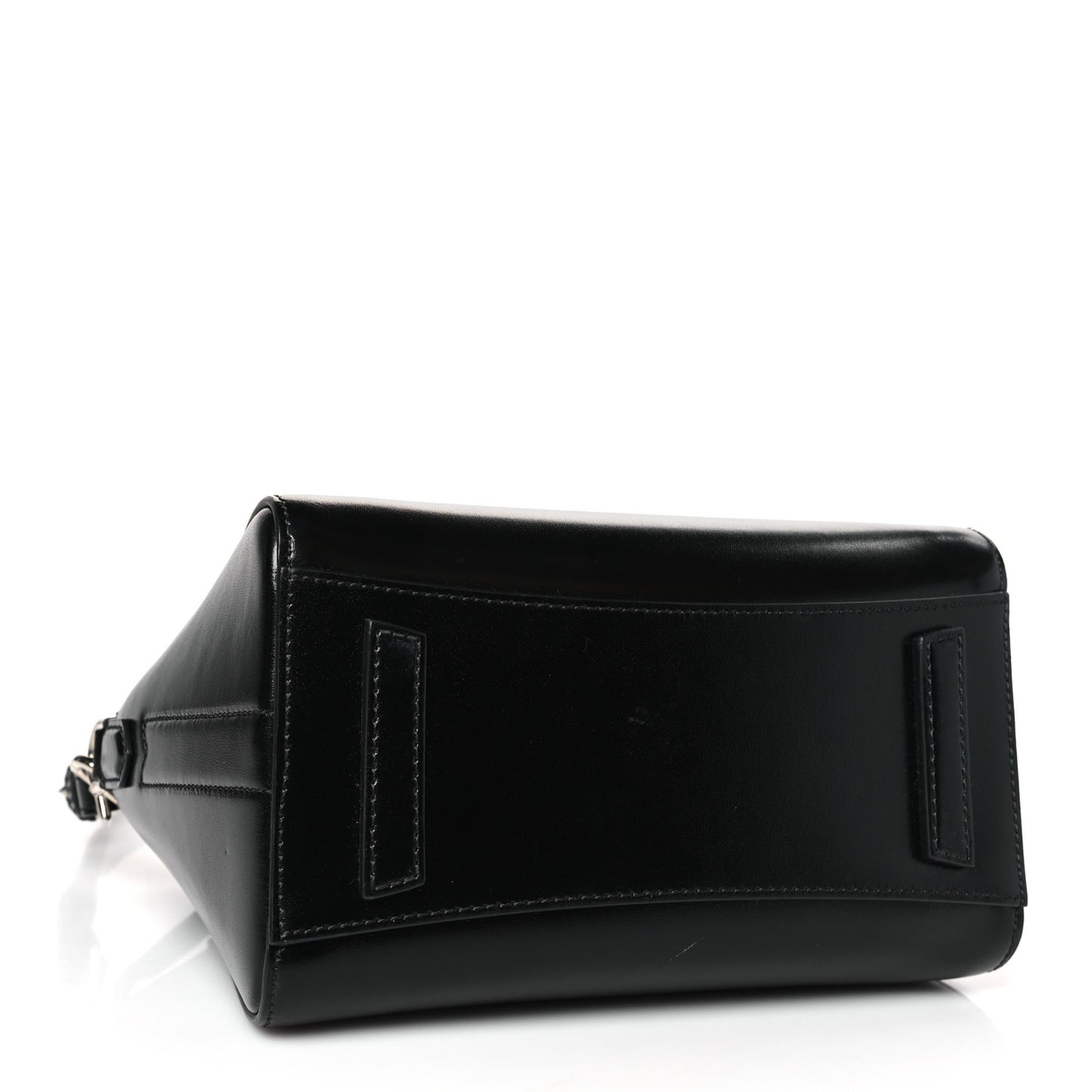 Shiny Lord Calfskin Mini Antigona Black