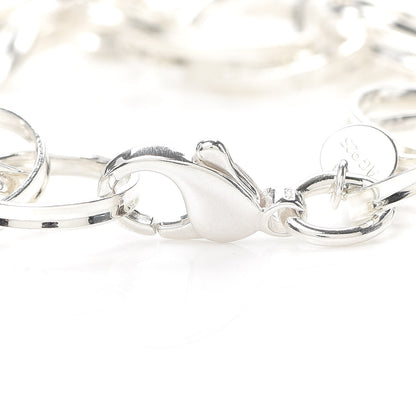 Tiffany Sterling Silver 1837 Interlocking Circles Bracelet 4 of 7