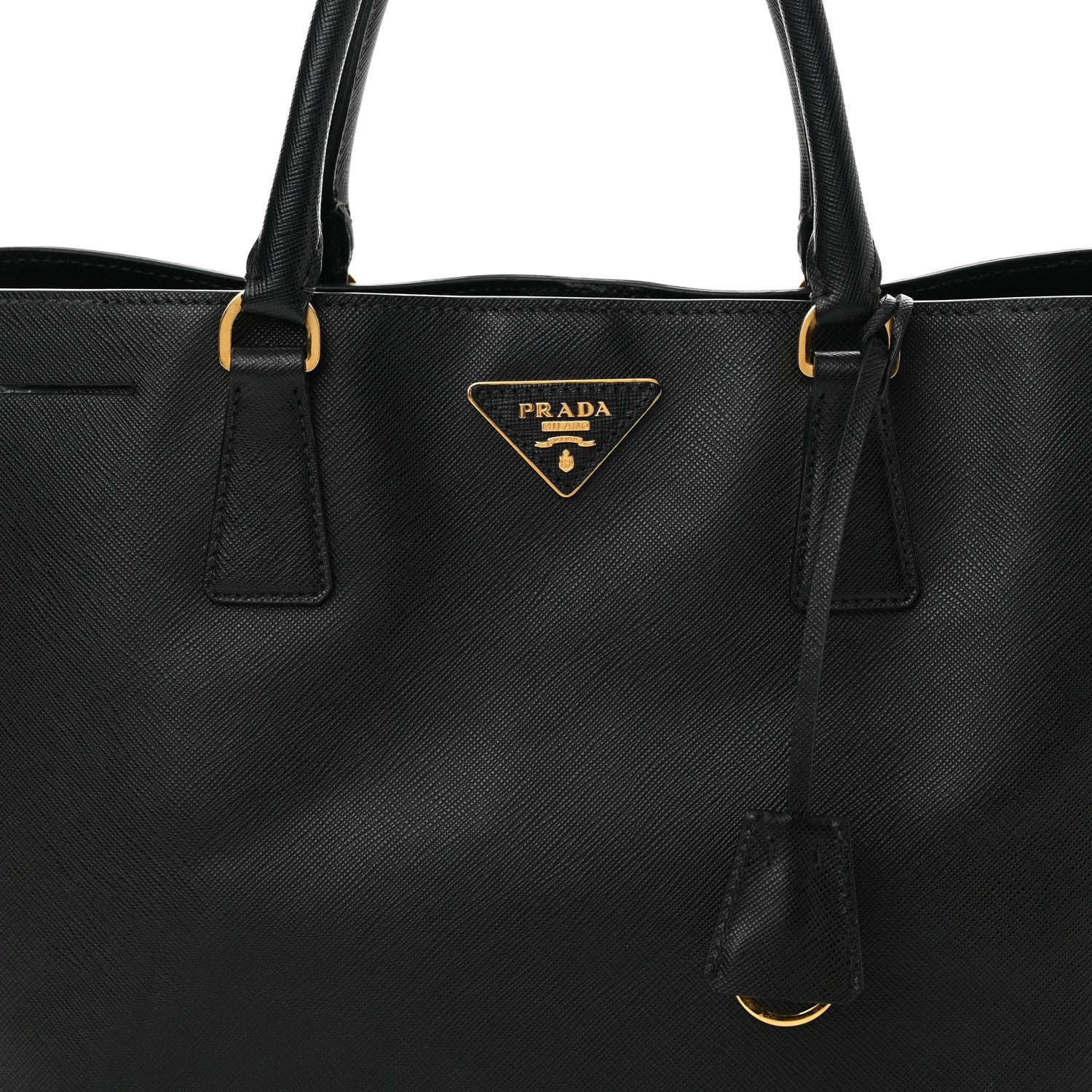 Prada Saffiano Lux Large Tote Black 8 of 21