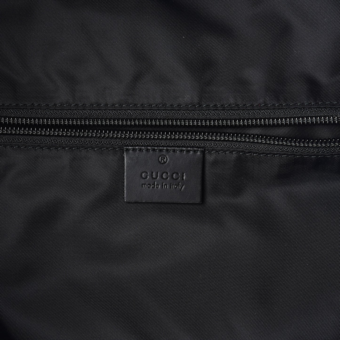 Soft GG Supreme Monogram Appia Calfskin Web Tote Backpack Beige Ebony Black