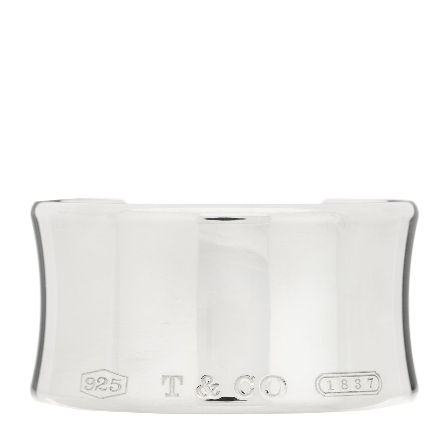 Sterling Silver Wide 1837 Cuff Bracelet