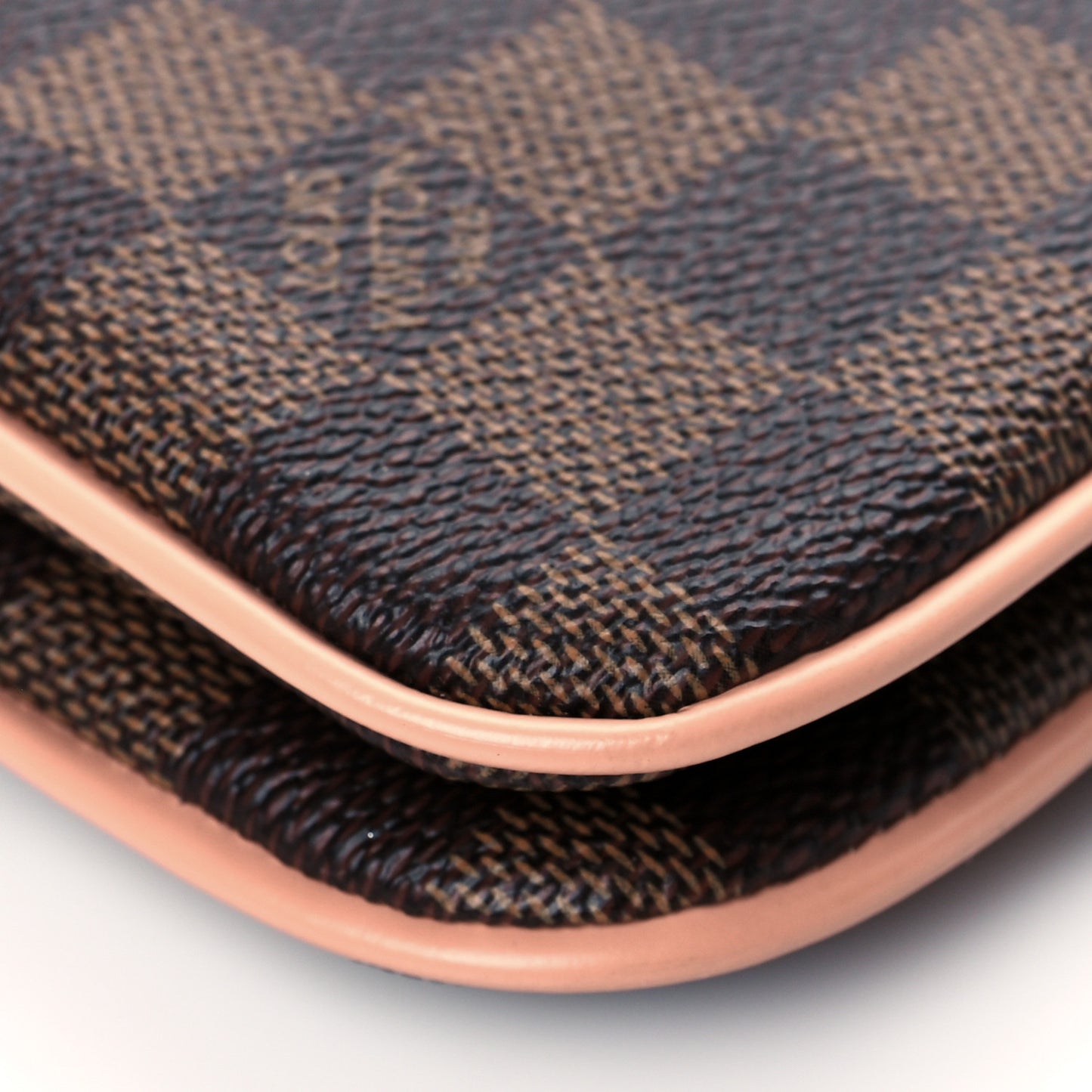 Damier Ebene Double Zip Pochette