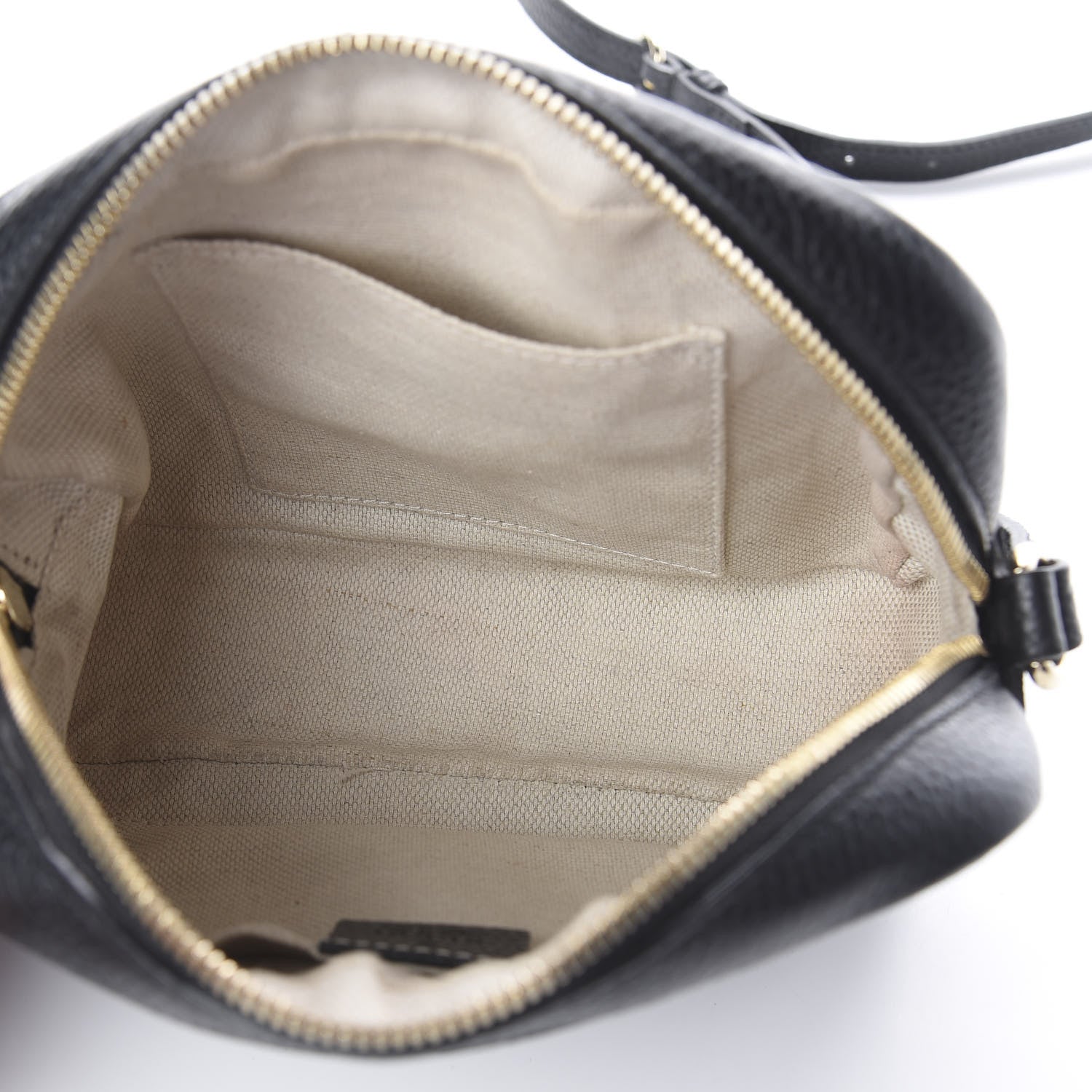 Gucci Pebbled Calfskin Small Soho Disco Bag Black 4 of 7