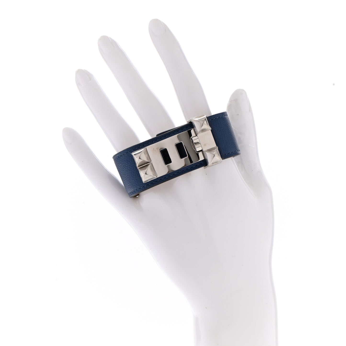 Epsom Collier de Chien CDC 24 Bracelet T2 Bleu Saphir