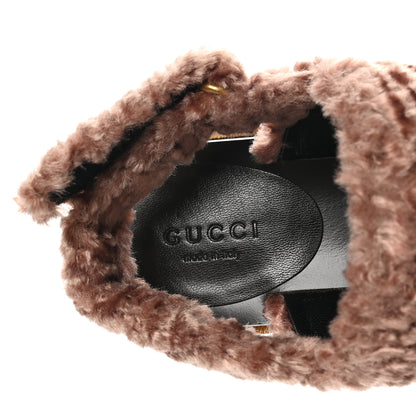 Gucci Velvet Womens Corfu Sandals 36.5 Light Mauve 8 of 9