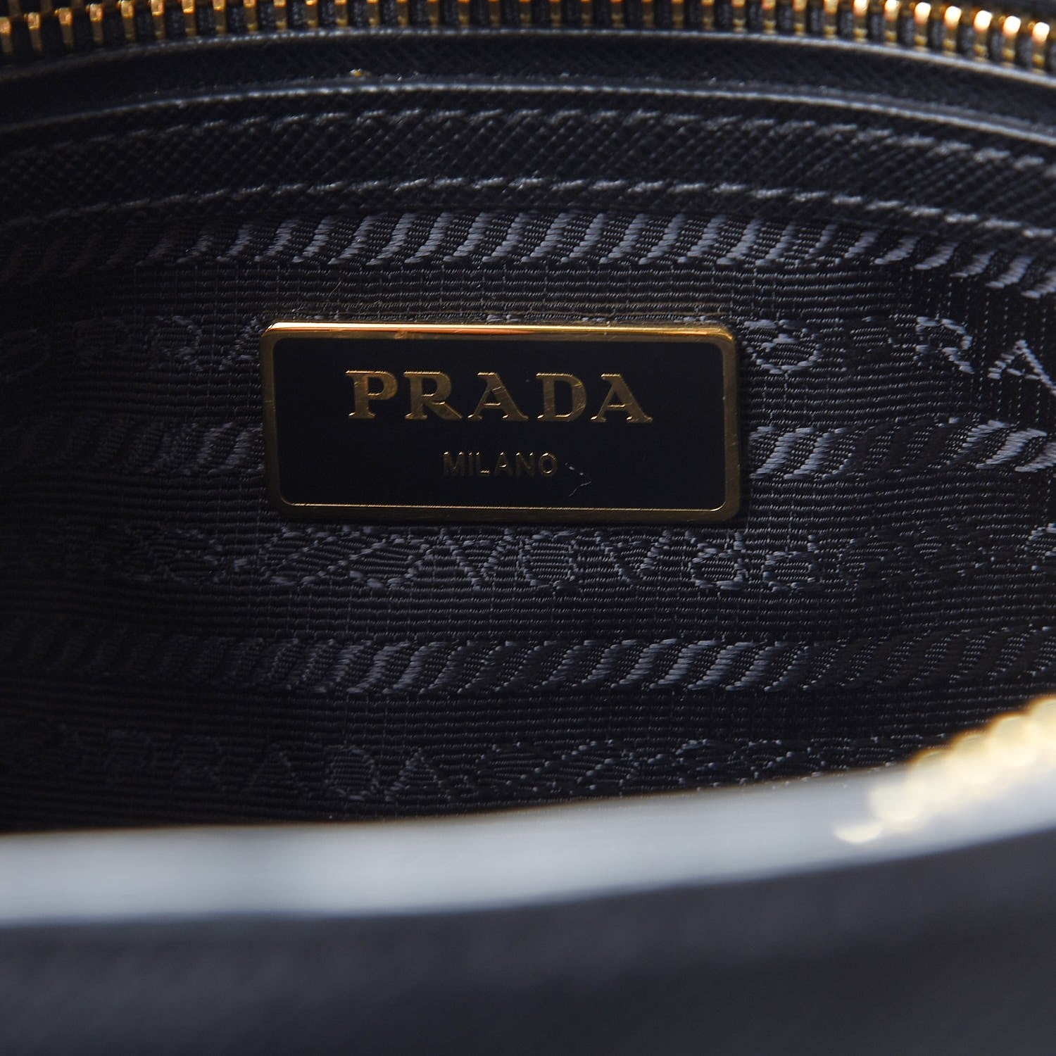 Prada Saffiano Lux Small Tote Nero Black 7 of 12