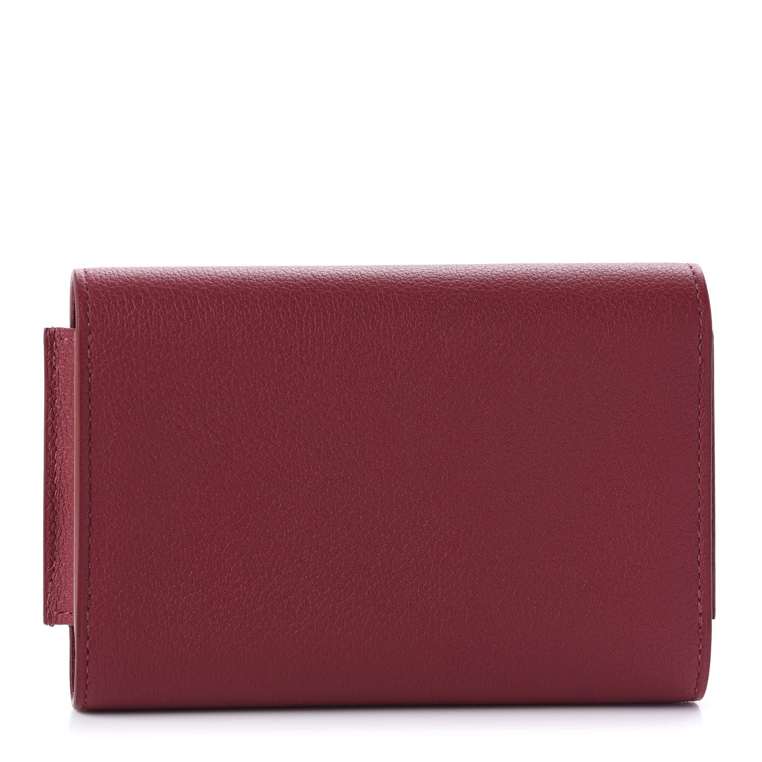 Hermes Evercolor Short Passant Wallet Rouge Grenat 3 of 11