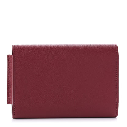 Hermes Evercolor Short Passant Wallet Rouge Grenat 3 of 11