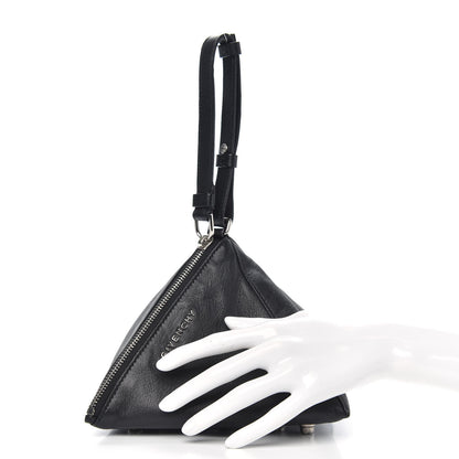 Givenchy Lambskin Studded Triangle Wristlet Black 2 of 7