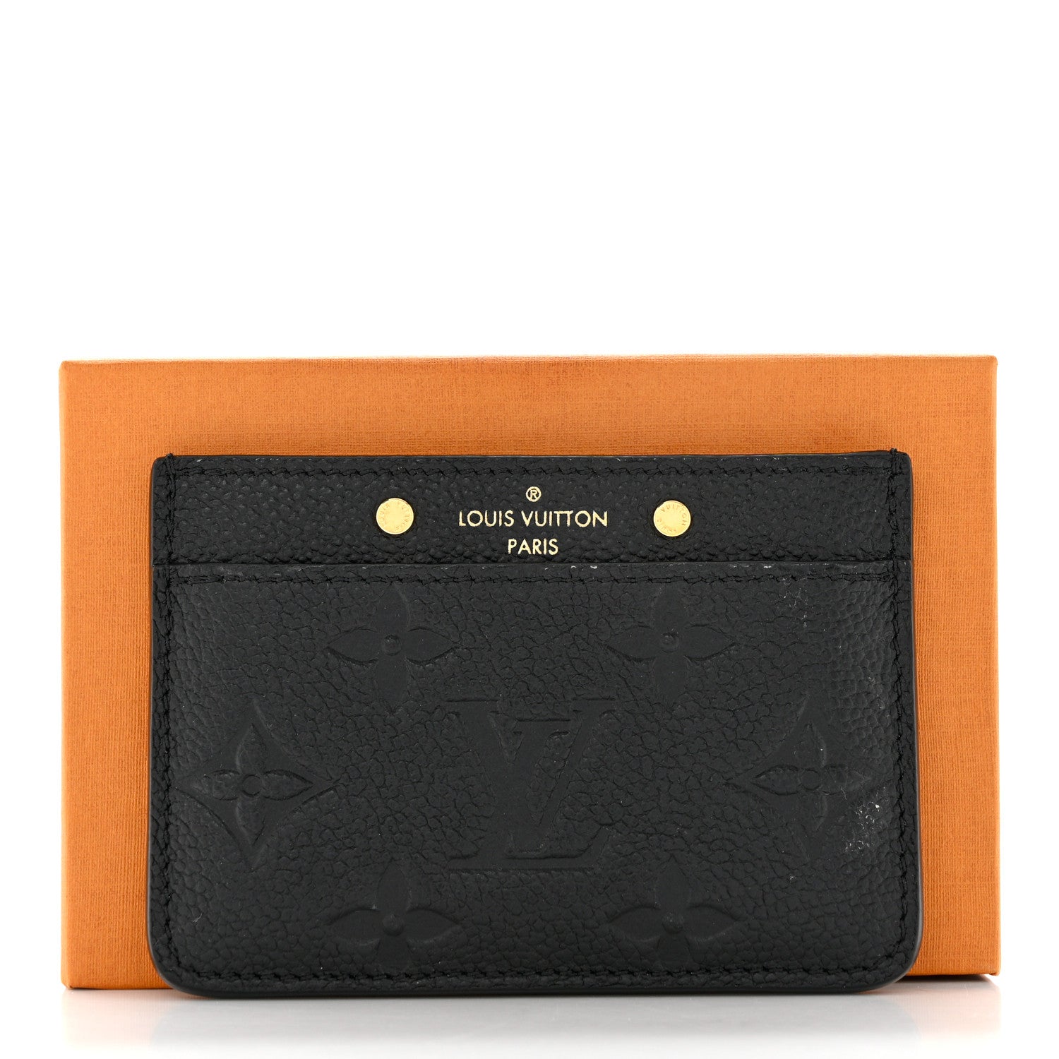 Louis Vuitton Empreinte Card Holder Black 7 of 7