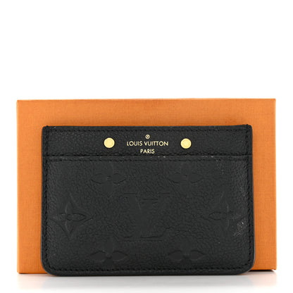 Louis Vuitton Empreinte Card Holder Black 7 of 7
