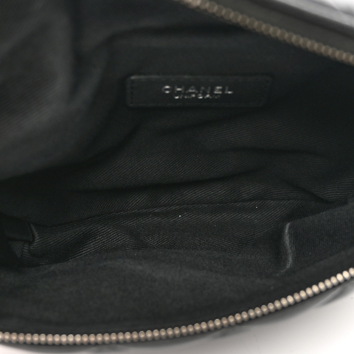Chanel Calfskin Quilted Waist Belt Bag Black 6 of 10