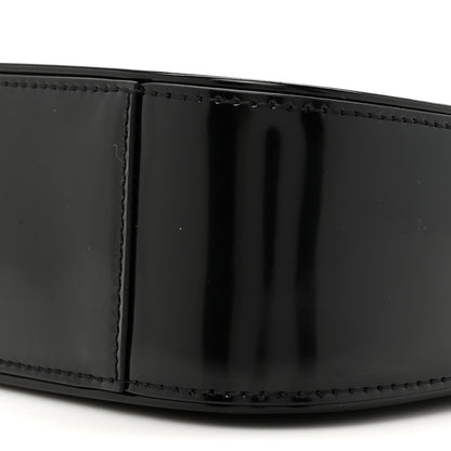 Saint Laurent Patent Le 5 A 7 Monochrome Hobo Black 9 of 10