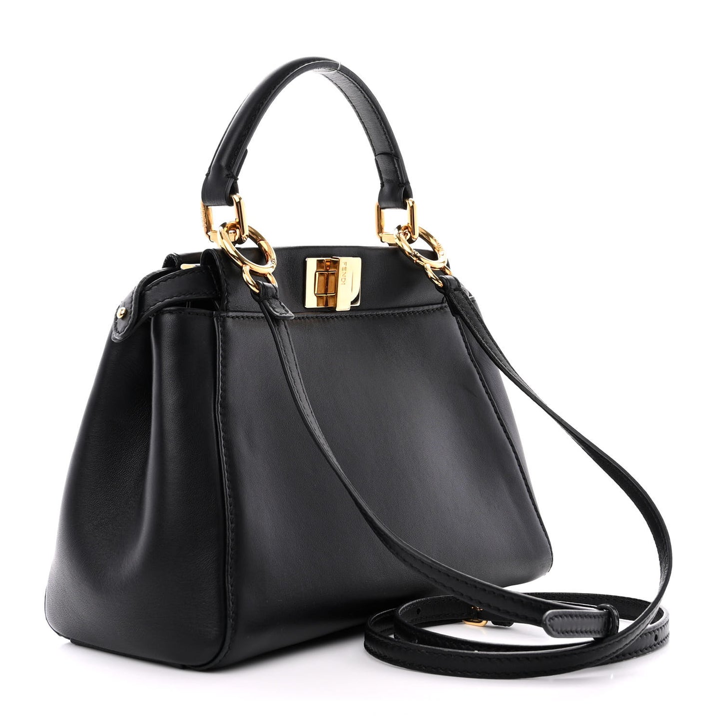 Nappa Mini Peekaboo Iconic Satchel Black