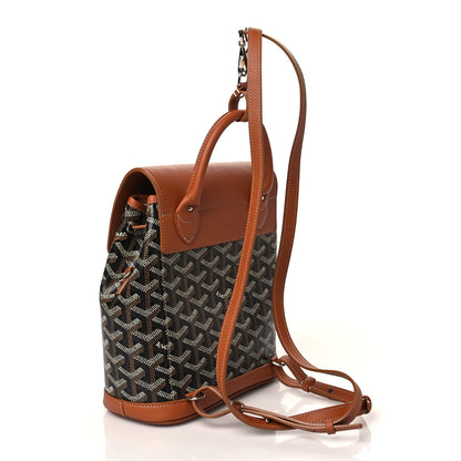 Goyard Goyardine Calfskin Mini Alpin Backpack Black Gold 3 of 9
