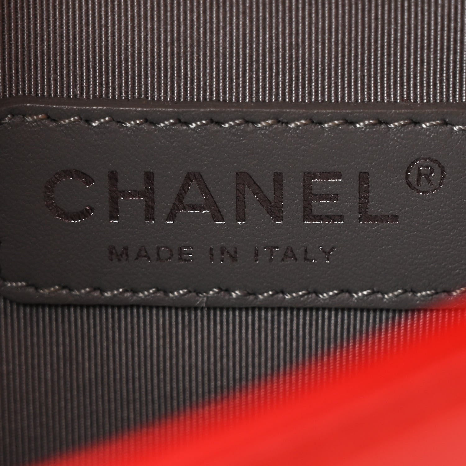 Chanel Galuchat Stingray Small Boy Flap Red 6 of 13