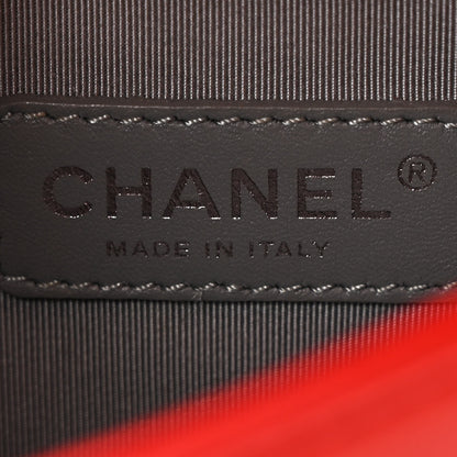 Chanel Galuchat Stingray Small Boy Flap Red 6 of 13