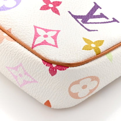 Louis Vuitton Monogram Multicolor Pochette Accessories White 14 of 14