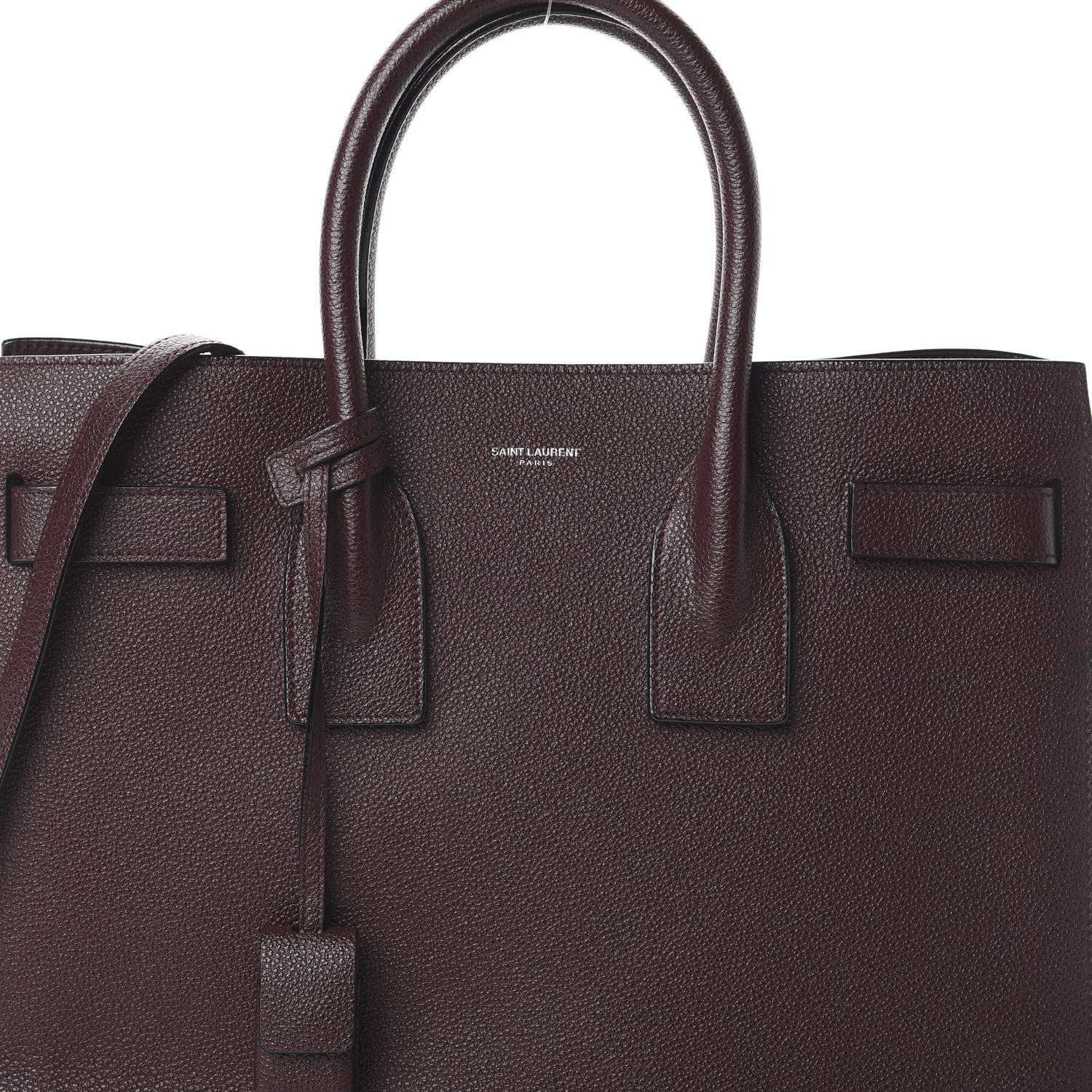 Saint Laurent Calfskin Small Sac De Jour Amarena 6 of 8