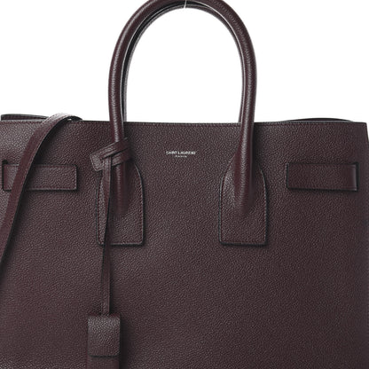 Saint Laurent Calfskin Small Sac De Jour Amarena 6 of 8