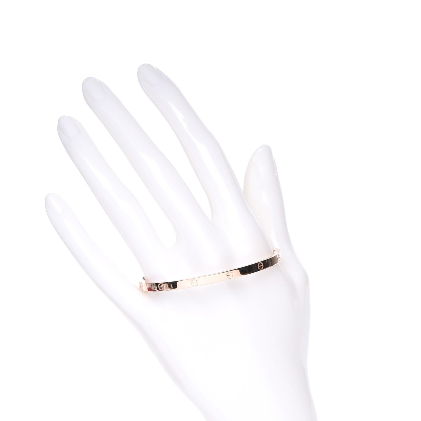 18K Pink Gold Small LOVE Bracelet 17