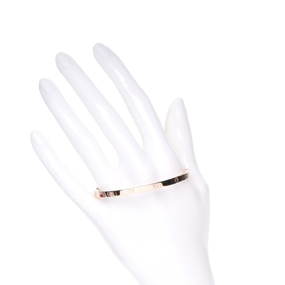 Cartier 18K Pink Gold Small LOVE Bracelet 17 2 of 7