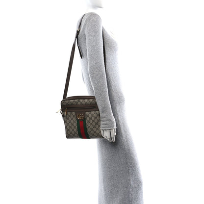 Gucci GG Supreme Monogram Web Small Ophidia Messenger Bag Brown 2 of 10