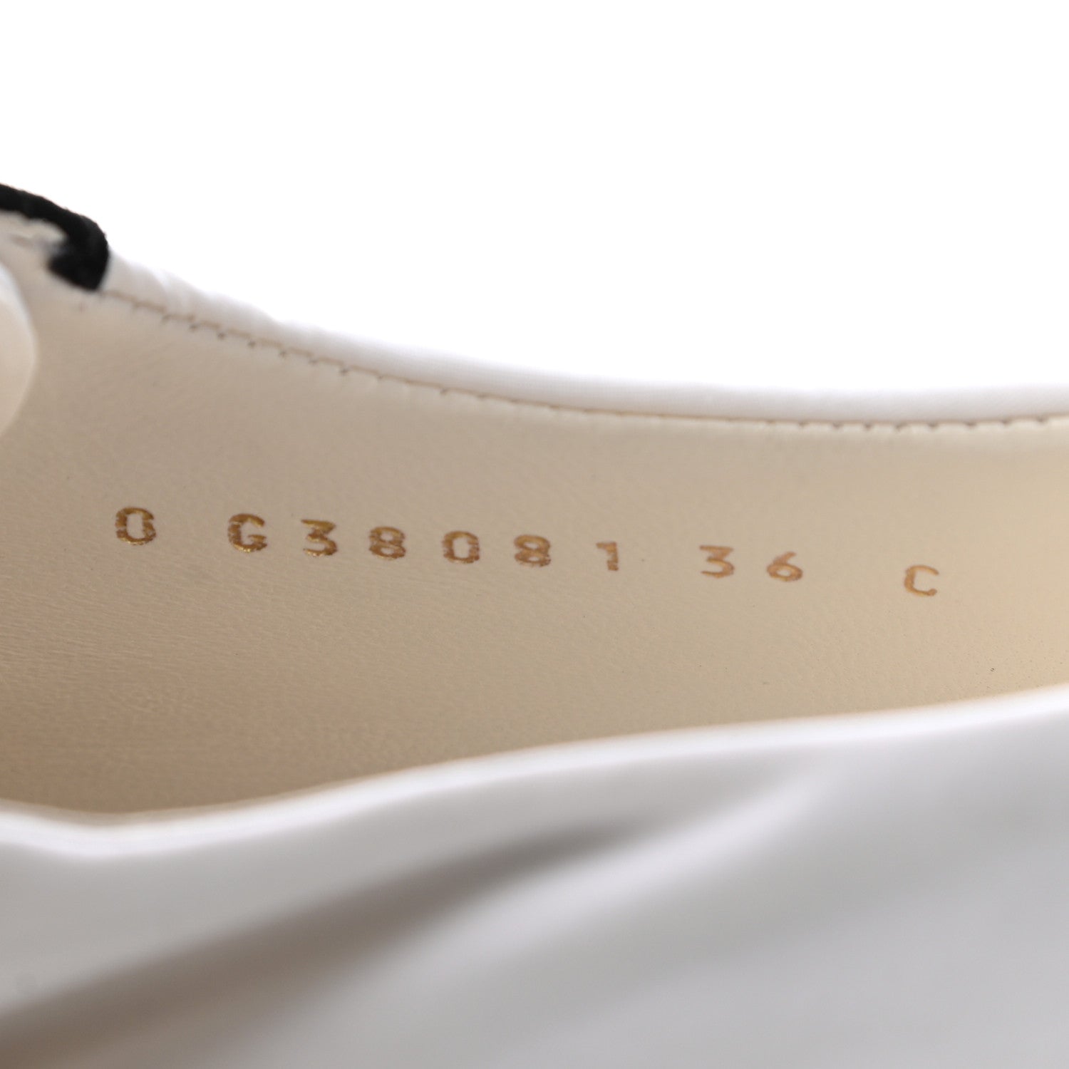Chanel Nylon Suede Patent Calfskin CC Captoe Lace Up Oxfords 36 White Black 9 of 9