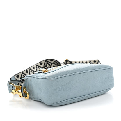 Miu Miu Madras Jacquard Camera Bag Lago 4 of 13
