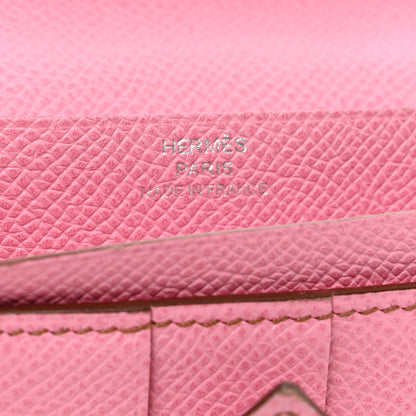 Hermes Epsom Bearn Gusset Wallet 5P Pink 6 of 11