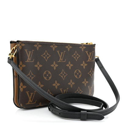 Louis Vuitton Reverse Monogram Giant Double Zip Pochette 3 of 10