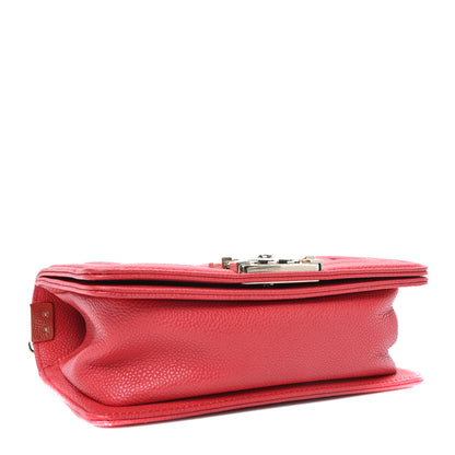Chanel Caviar Quilted Small Boy Flap Red 4 of 9