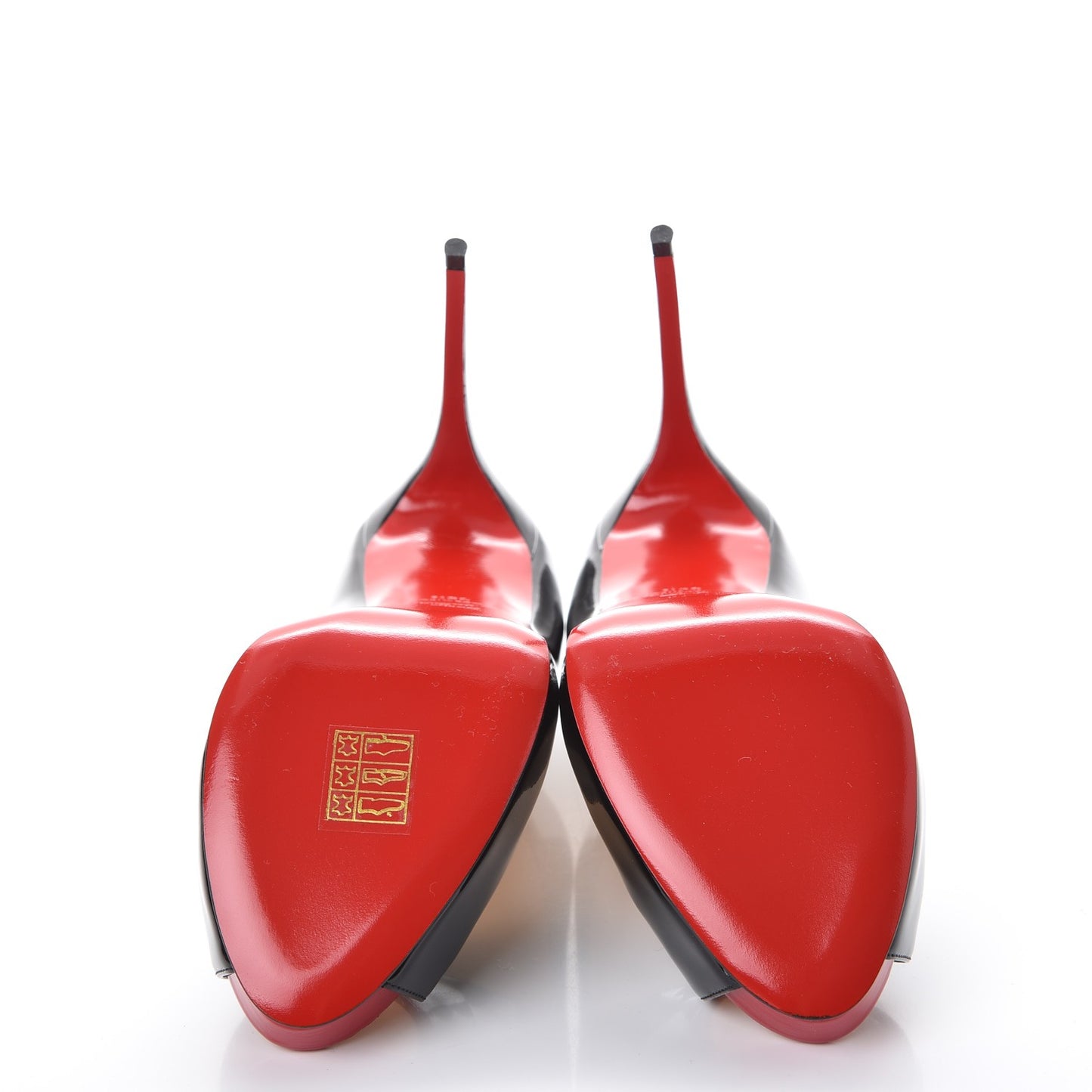 Patent New Very Prive 120 Pumps 39.5 Black Red