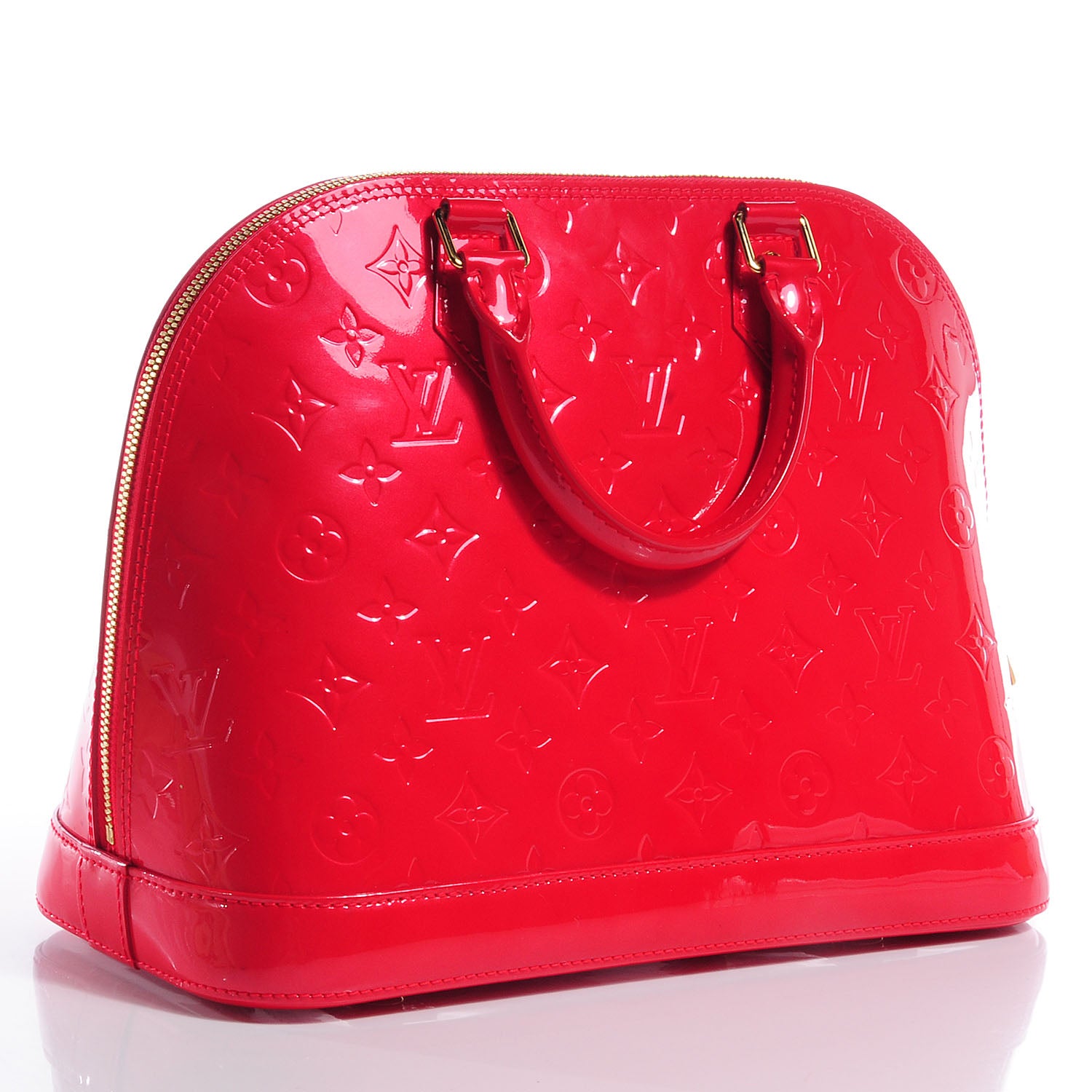 Louis Vuitton Vernis Alma PM Rouge Grenadine 3 of 7