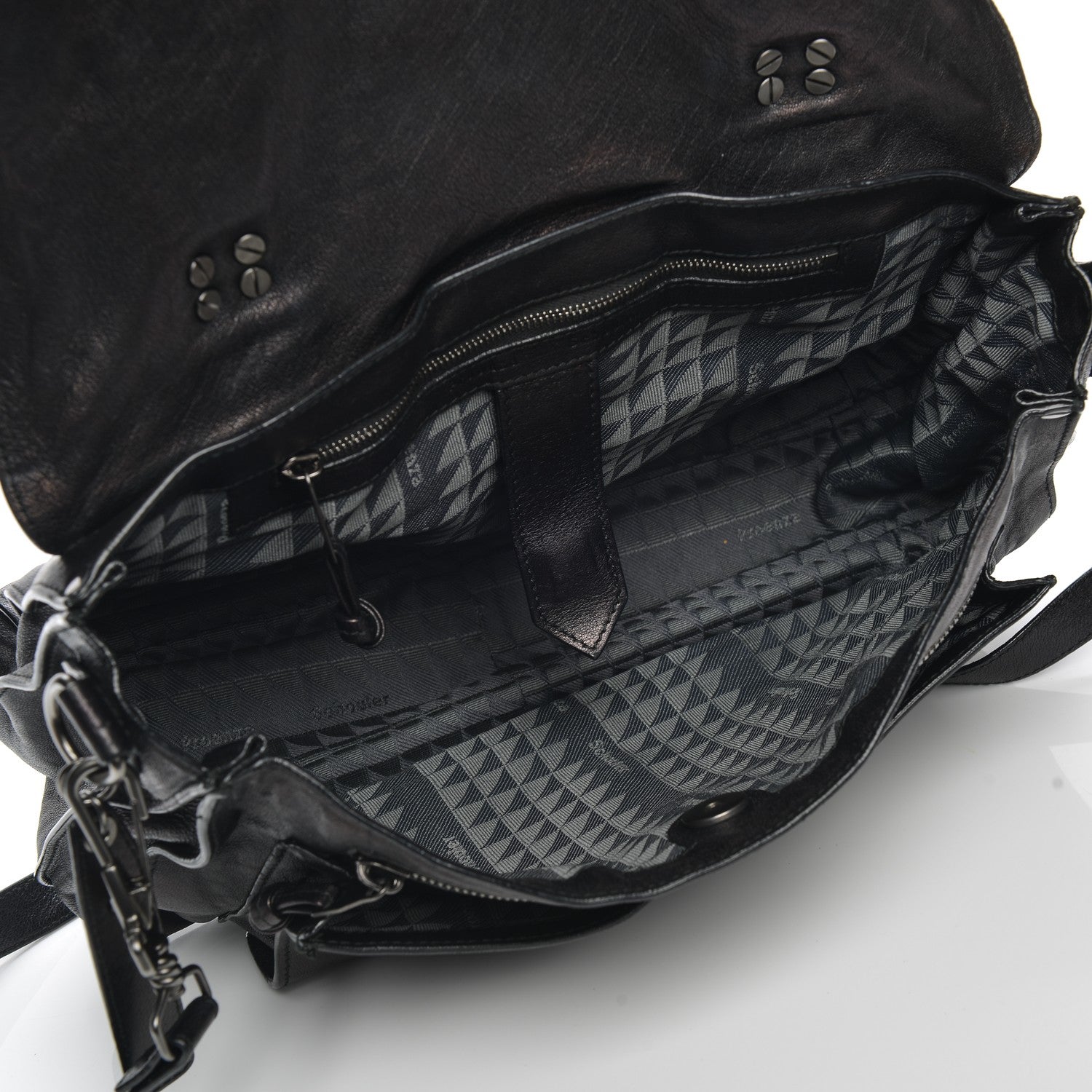 Proenza Schouler Lambskin Medium PS1 Satchel Black 5 of 9
